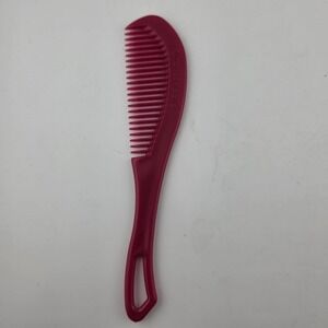 Vintage Burgundy Hair‎ Comb Dressing Styling Grooming Tool Accessory